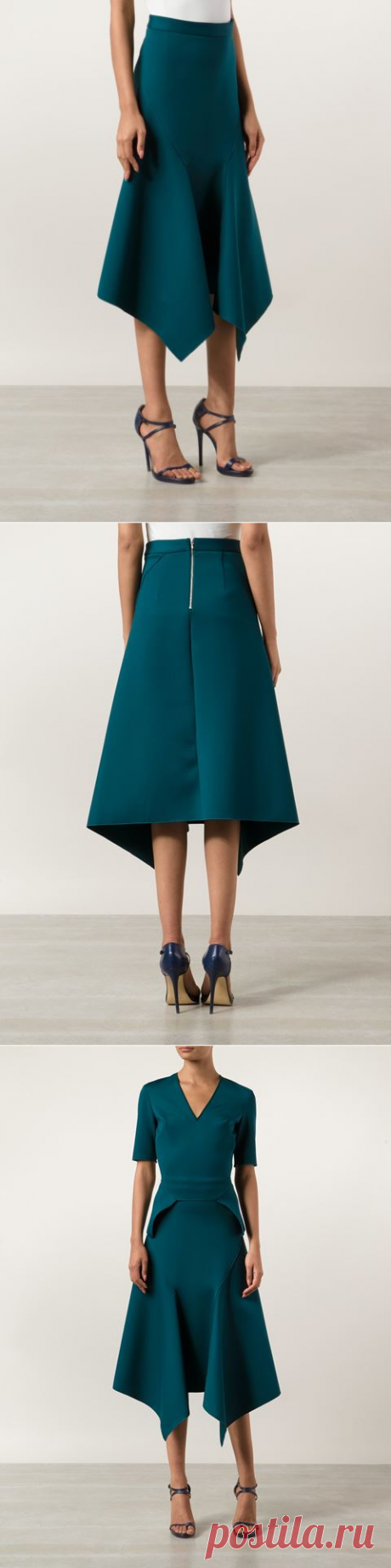 Dion Lee Драпированная Юбка С Асимметричным Подолом - Dion Lee - Farfetch.com