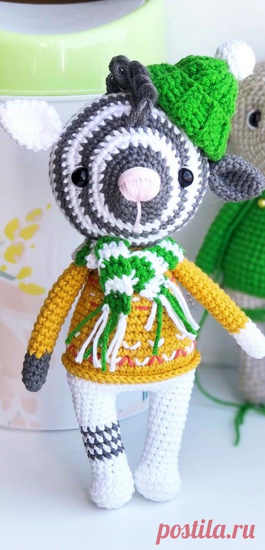 PDF Зебрёнок крючком. FREE crochet pattern; Аmigurumi doll patterns. Амигуруми схемы и описания на русском. Вязаные игрушки и поделки своими руками #amimore - зебра, лошадь, лошадка, конь, horse, zebra, cebra, zèbre, sebra, Pferd, Gaul, cheval, cavalo, koń. Amigurumi doll pattern free; amigurumi patterns; amigurumi crochet; amigurumi crochet patterns; amigurumi patterns free; amigurumi today.