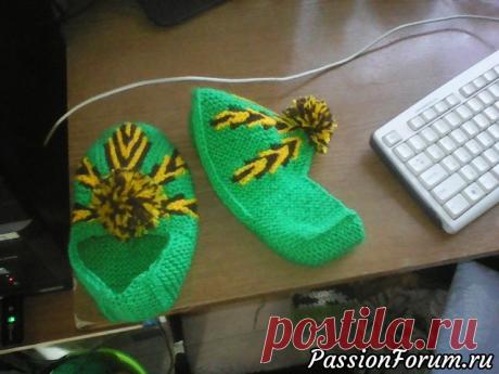 Тапочки и следочки