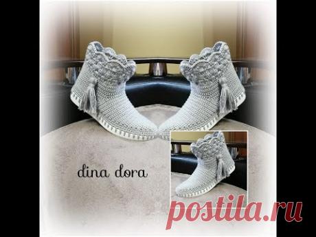 Botine crosetate Doina partea 1