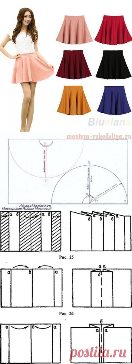 Подскажите как сшить такую юбку(см)?