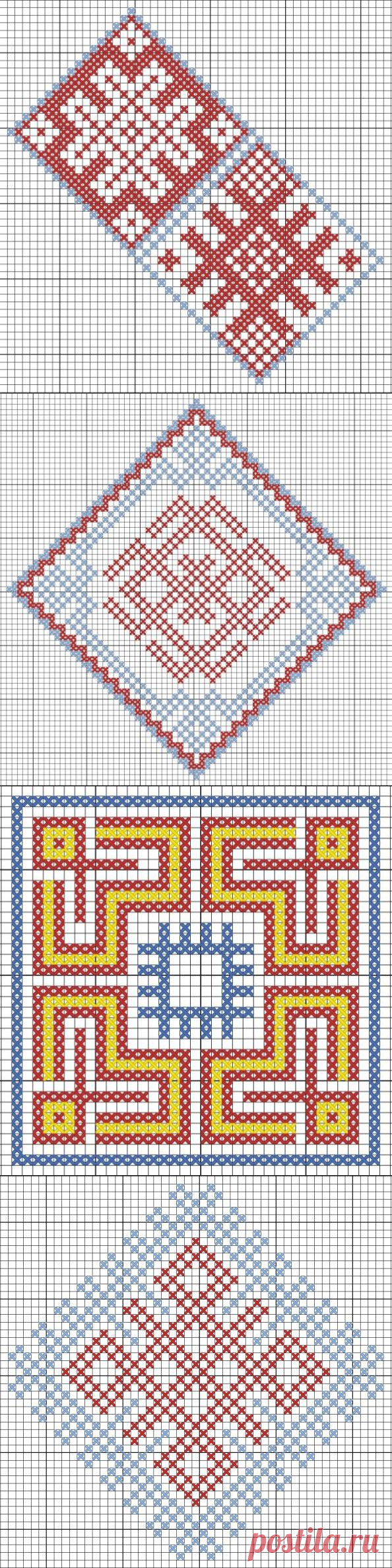 Подборка схем для вышивки оберегов — Славянская культура