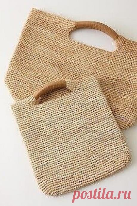 Вяжем сумочку крючком