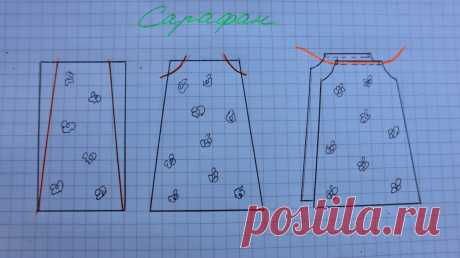 Как сшить чудесный сарафан из красивой ткани всего за полчаса | Рекомендательная система Пульс Mail.ru
