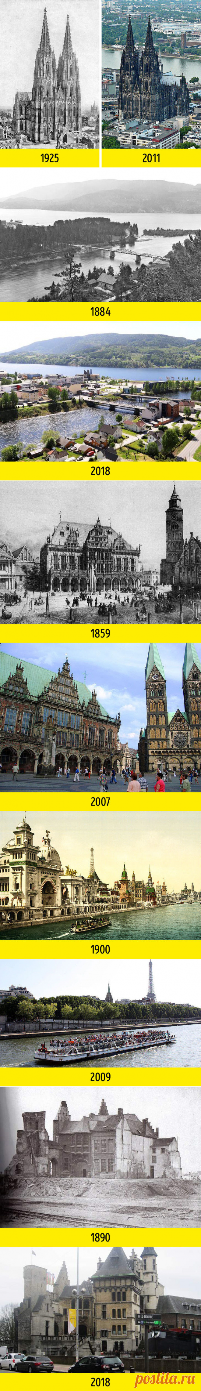 13 фотосравнений, доказывающих, что за 100 лет мир изменился до неузнаваемости