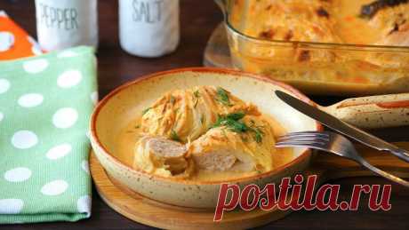 Легкие голубцы с пекинской капустой
