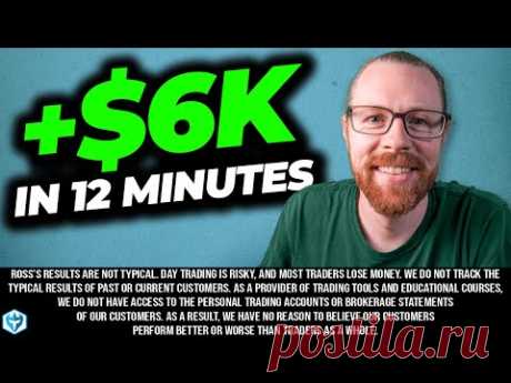 $6k in 12 MINUTES Day Trading the Breaking News Strategy