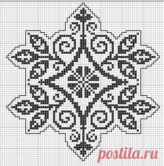 Монохромная вышивка. Орнаменты. Схемы