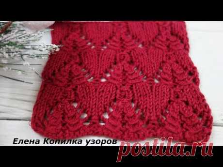 Красивый японский узор спицами схема и описание / Beautiful Japanese knitting pattern diagram