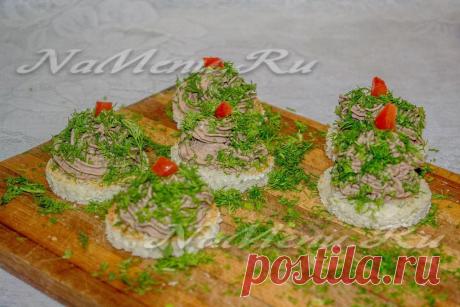 Закуска новогодняя "Елочки"
