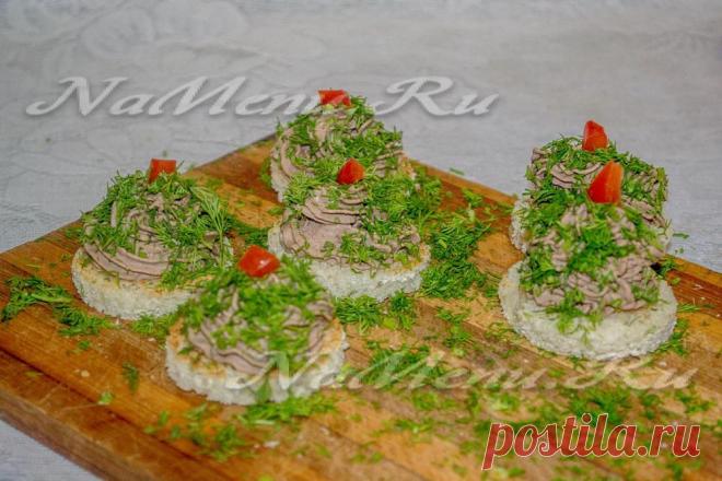 Закуска новогодняя "Елочки"