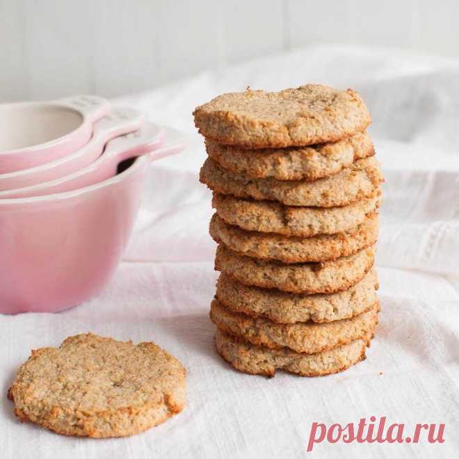 Миндальное печенье с лимоном и кокосом