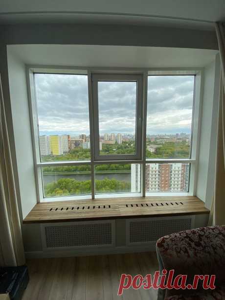 Широкий подоконник из массива дуба на заказ купить по цене 51 400 руб. в Москве — интернет-магазин Chudo-magazin.ru