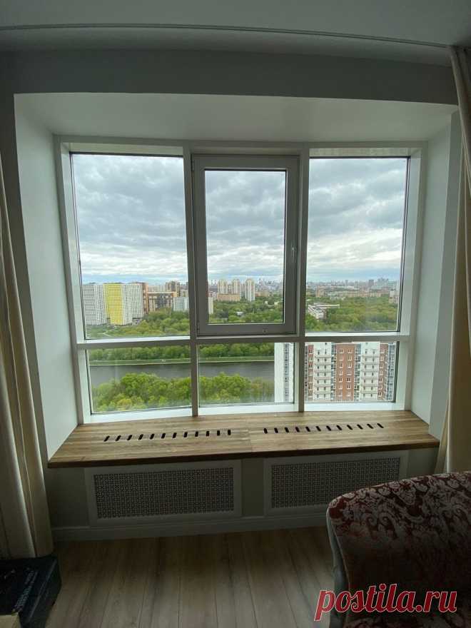 Широкий подоконник из массива дуба на заказ купить по цене 51 400 руб. в Москве — интернет-магазин Chudo-magazin.ru