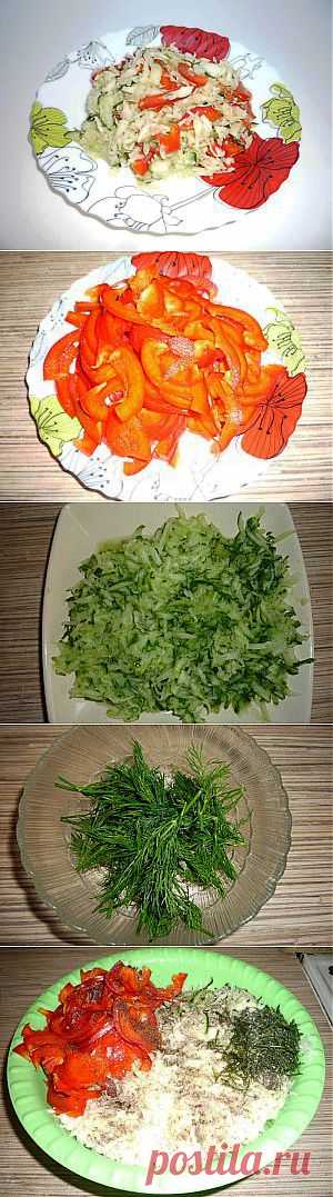 Салат из капусты с болгарским перцем | Кухарята.ру