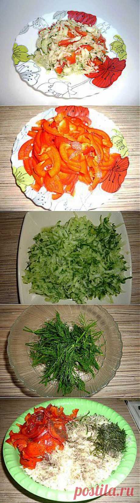 Салат из капусты с болгарским перцем | Кухарята.ру