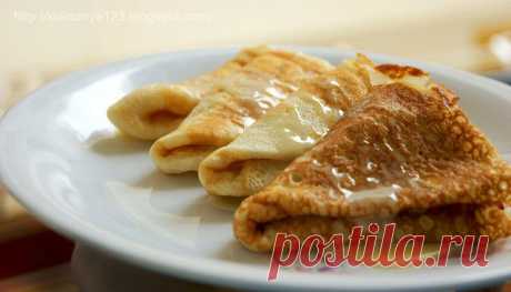 395. Заварные блины на молоке