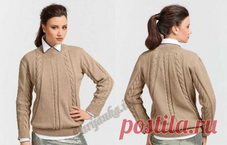 Пуловер (ж) 803 Creations 2013/2014 Bergere de France №3706