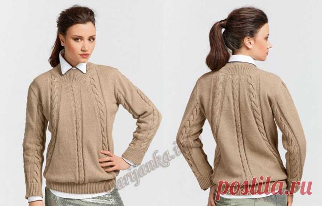 Пуловер (ж) 803 Creations 2013/2014 Bergere de France №3706