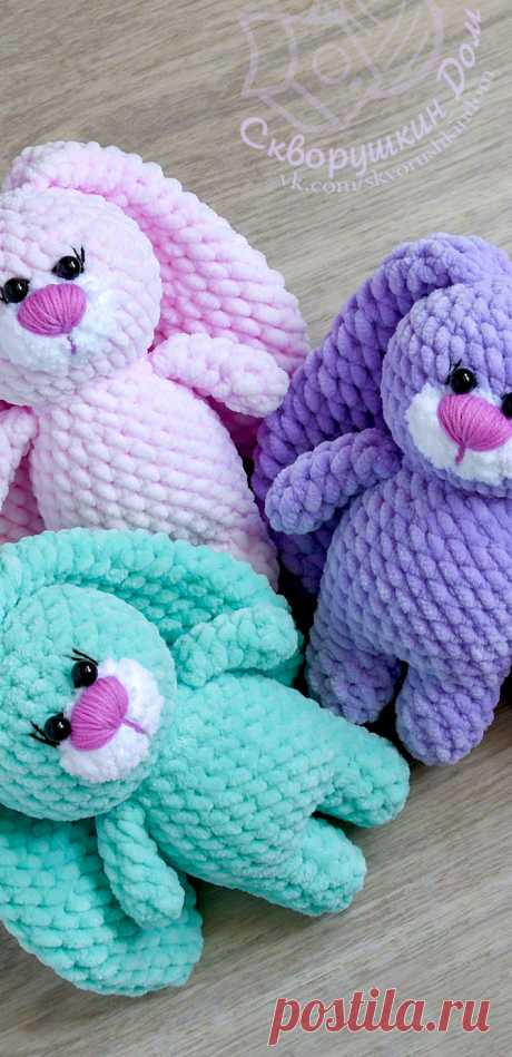 PDF Весенний зайка крючком. FREE crochet pattern; Аmigurumi toy patterns. Амигуруми схемы и описания на русском. Вязаные игрушки и поделки своими руками #amimore - зайка из плюшевой пряжи, заяц, плюшевый зайчик, кролик, зайчонок, крольчонок.