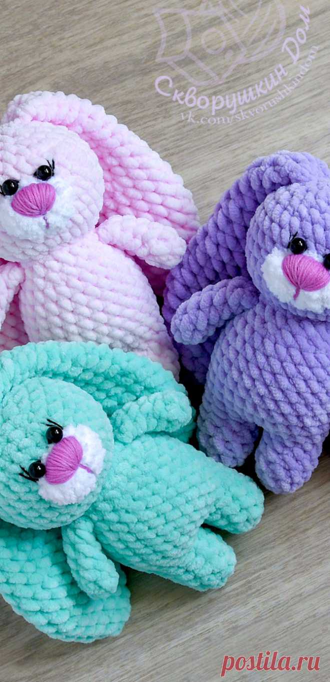 PDF Весенний зайка крючком. FREE crochet pattern; Аmigurumi toy patterns. Амигуруми схемы и описания на русском. Вязаные игрушки и поделки своими руками #amimore - зайка из плюшевой пряжи, заяц, плюшевый зайчик, кролик, зайчонок, крольчонок.
