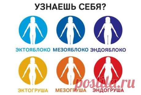 Узнай свой тип фигуры и подбери индивидуальную тренировку