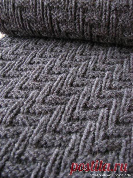 Идеальный узор для шарфа и снуда