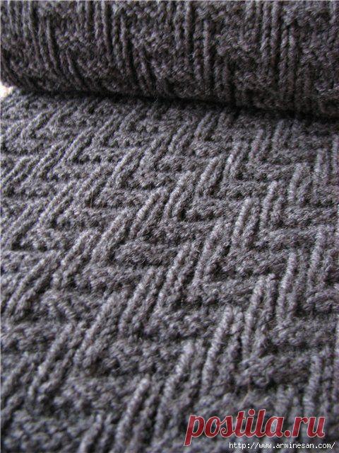 Идеальный узор для шарфа и снуда