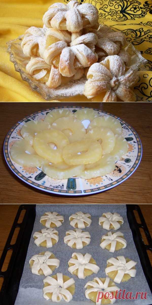 Булочки с ананасом