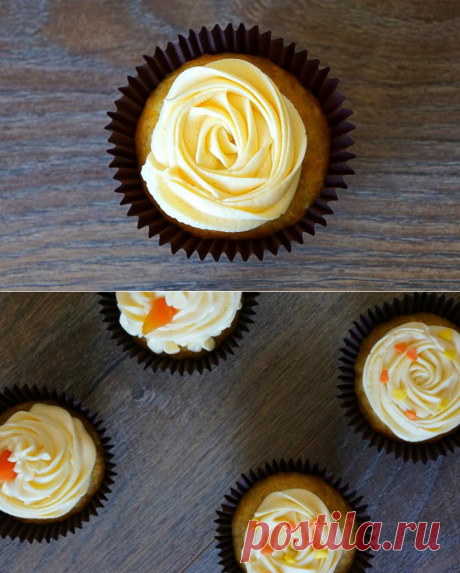 Крем для капкейков, который держит форму