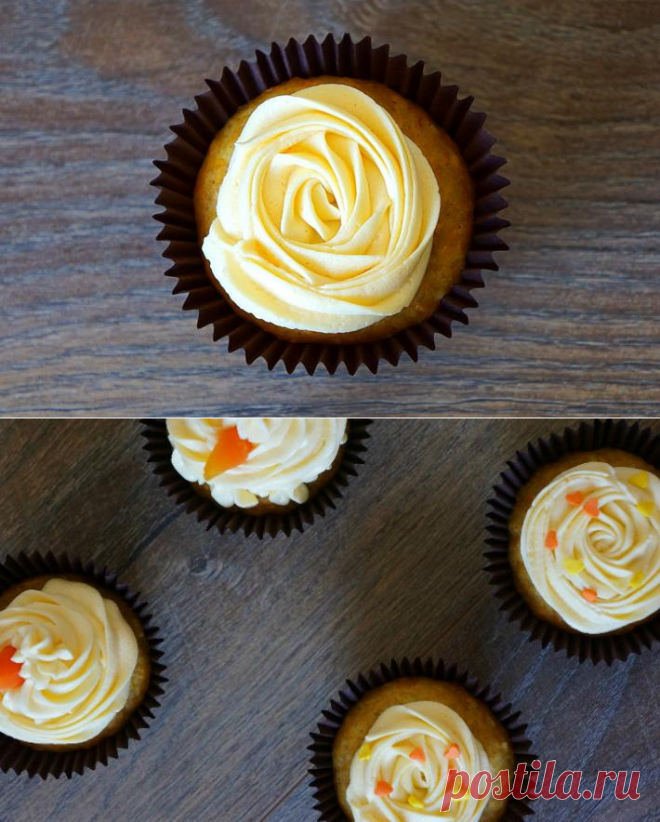 Крем для капкейков, который держит форму