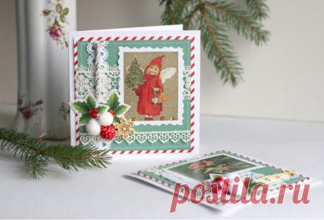 Мастер-класс: как своими руками сделать оригинальную открытку на Рождество?