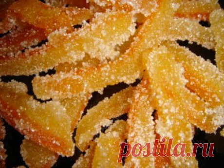 Быстрые цукаты из цитрусовых : Десерты