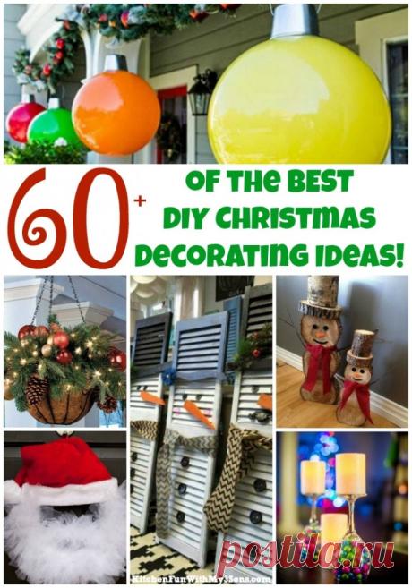 60+ of the BEST DIY Christmas Decorations - Kitchen Fun With My 3 Sons