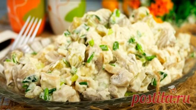 Салат «Наслаждения» всего ЧЕТЫРЕ ингредиента! Одна секундочка и вкусный простой салат у Вас на столе