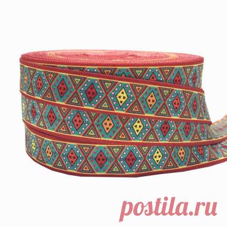 Лента с принтом в полоску Aztec, 5 ярдов, эластичная лента с геометрическим рисунком, головной убор для вечерние, подарочная упаковка, аксессуары для шитья и домашнего декора | Дом и сад | АлиЭкспресс