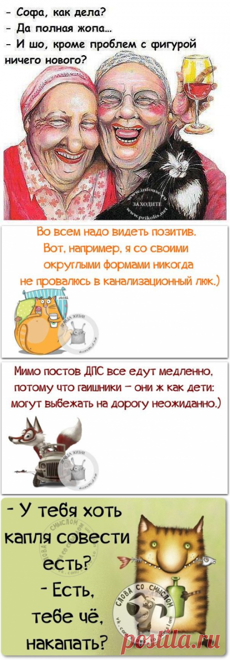 Свежий пост метких фраз;))