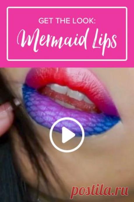 How to Get Mermaid Lips #makeup #makeuptips #makeuptricks #makeuptutorial