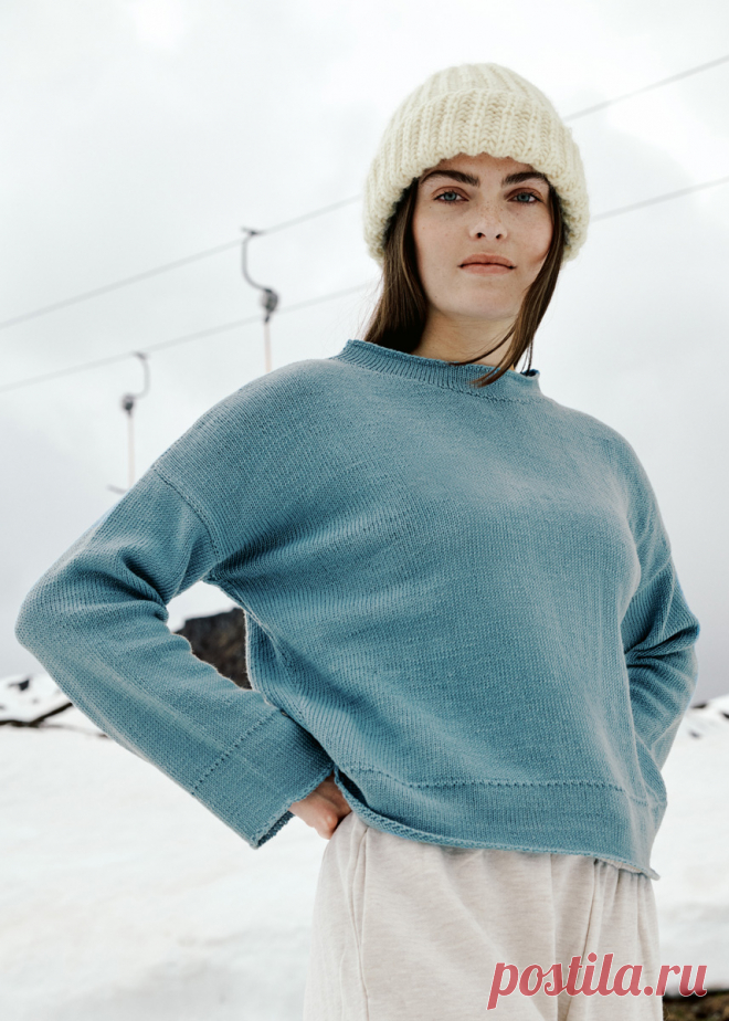 Lana Grossa ПУЛОВЕР Merino Superiore - Classici No. 23 - Журнал на немецком,  инструкции на русском языке - Модель 31 | Магазин FILATI FILATI.ru