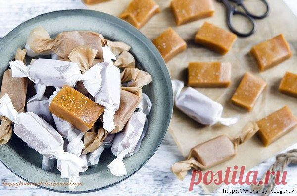 Домашние карамельные конфеты.