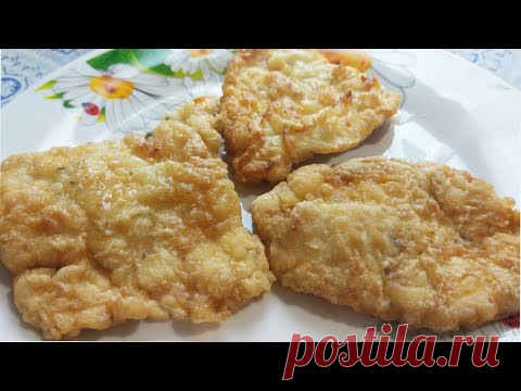 Нежные  и сочные отбивные из курицы. Совсем просто готовить такую вкусняшку