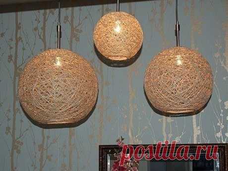 Простой и эффектный абажур своими руками / Взлом логики