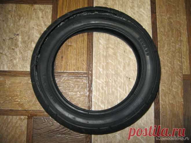 Ремонт покрышки в домашних условиях: так тоже бывает Могу поспорить, что среди читающих эту статью найдётся немало родителей, купившим по достижению 1,5-2-летнего возраста своим сыновьям и дочерям первый трёхколёсный велосипед. С дополнительной ручкой для родителя, большой корзиной, дополнительными подножками и отключаемыми педалями: эдакая