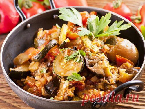 Соте из баклажанов.