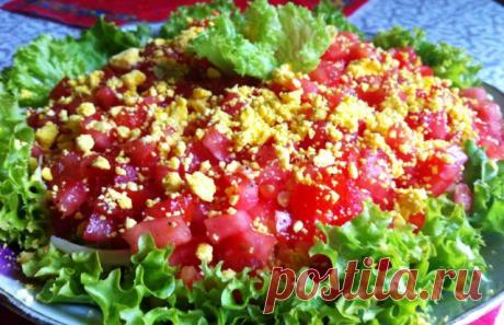 Салат: " Пик страсти".