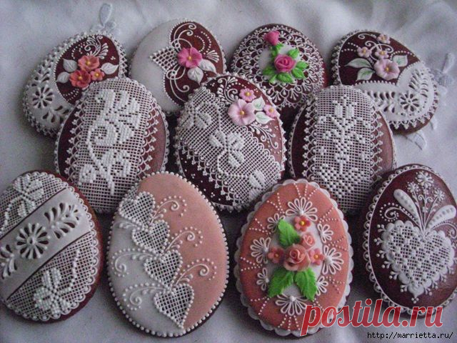 Пасхальные пряники. Красота) и мастер-класс по росписи.