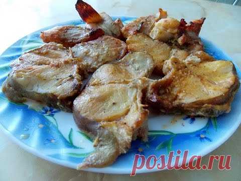 Сом запеченный в духовке рецепт с фото пошагово - 1000.menu