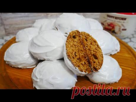 Пряники на ЖЖЕНОМ сахаре в БЕЛОЙ глазури. Вкусные ПРЯНИКИ ИЗ ДЕТСТВА