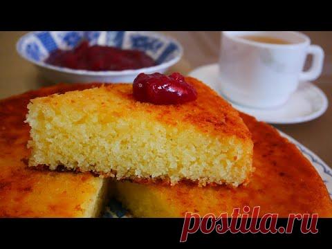 Манник на Кефире с вишнёвым конфитюром ВСЁ СМЕШАЛ И В ДУХОВКУ - YouTube