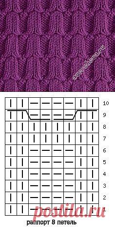 УЗОР КОЛОКОЛЬЧИКИ ИЗ КОС.